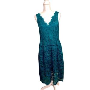 ASTR the label MIDI green Lace dress size Large